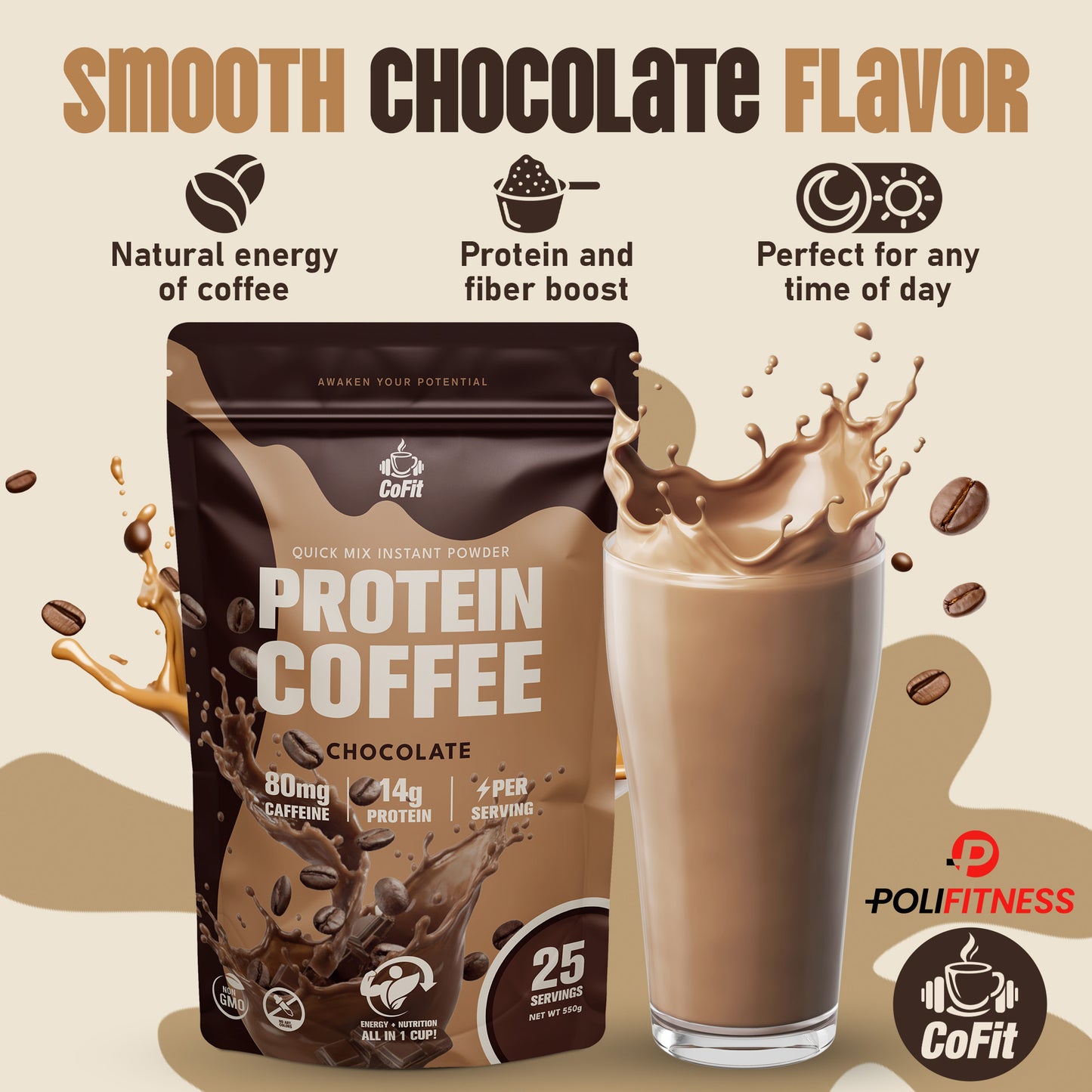 COFIT - Powder Coffee With Protein